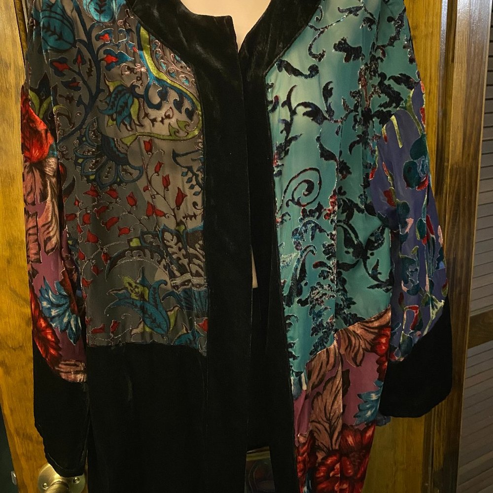 Chico's burnout kimono, NWT, size S-M